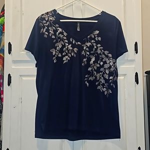 Massini navy blue shirt size large